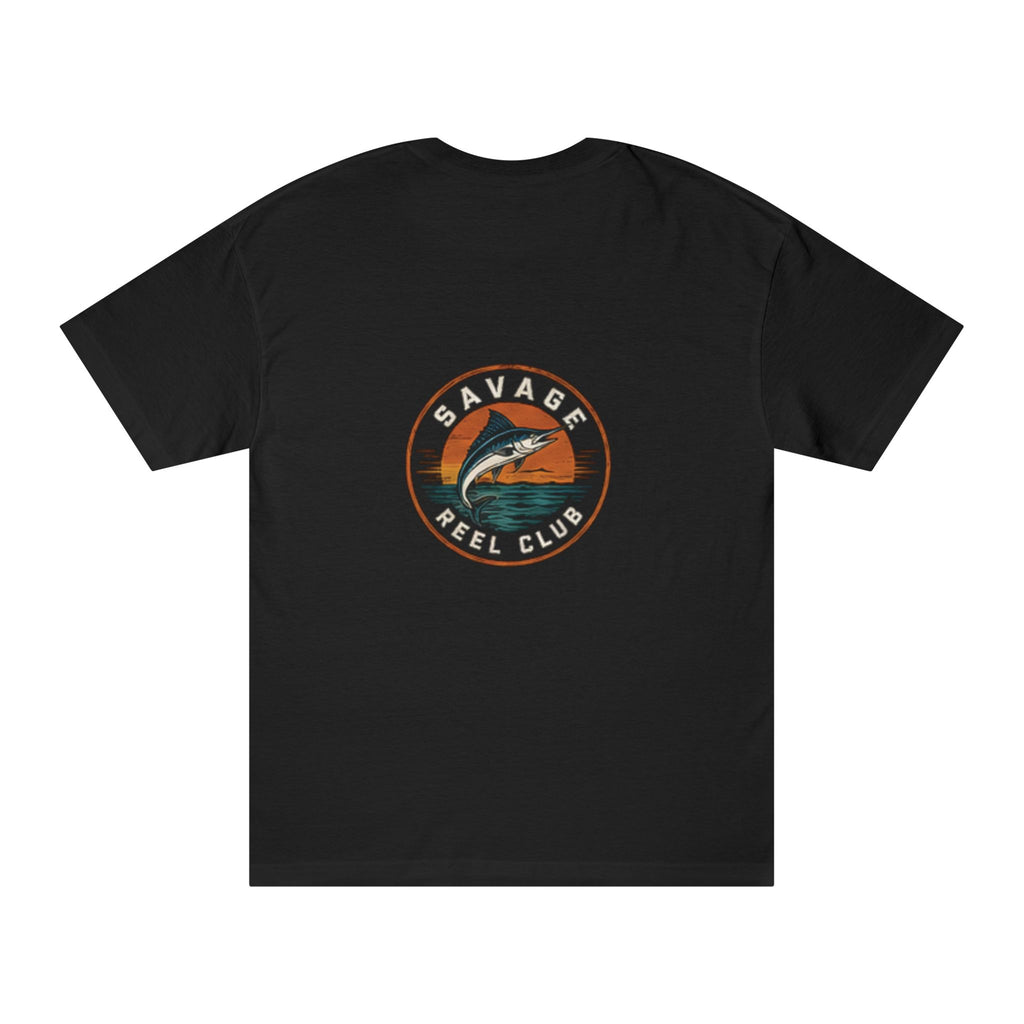Fishing Club Tee — "Seaside Reel Club" Marlin Graphic Shirt