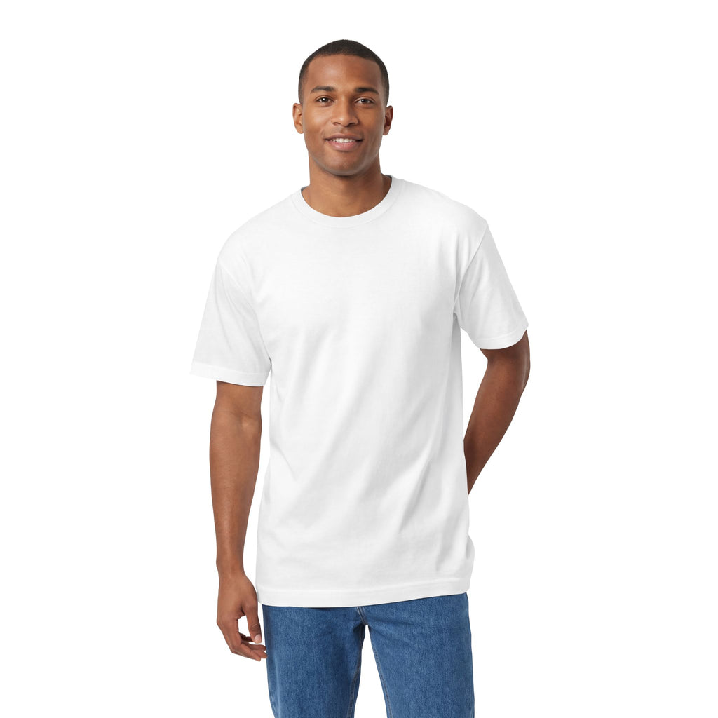 Black Savage Reel Club fishing T-shirt by Printify featuring a back-print design with a reel graphic and bold lettering.