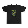 Kids youth tee featuring "Savage Reel Club" bass fishing graphic, comfortable kids' clothing by Printify.