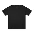 Black fishing warning T-shirt by Printify with graphic text saying “Warning: May Talk About Fishing At Any Time”
