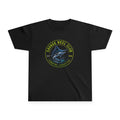 Kids Savage Reel Club Marlin Tee by Printify featuring a colorful marlin graphic on a casual kids' T-shirt.