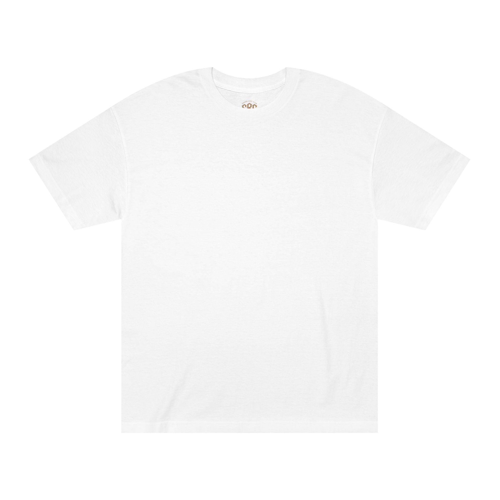 Men's fishing T-shirt with "Drop a Line Stay a While" graphic print, lightweight cotton tee for fishing and casual wear.