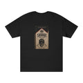 Vintage Skull Angle Cig Savage Reel Club fishing T-shirt by Printify, featuring a graphic design on a casual T-shirt.