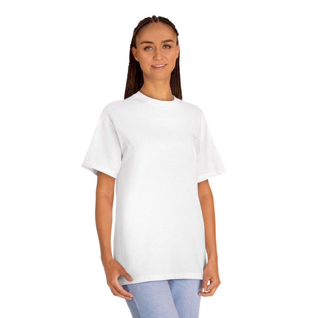 Fishing T-shirt with "Hooked on the Good Life" print, casual cotton tee by Printify, featuring fishing-themed graphic.